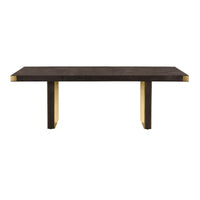 Sarpa Chocolate Brown Ash Dining Table - Luxury Living Collection