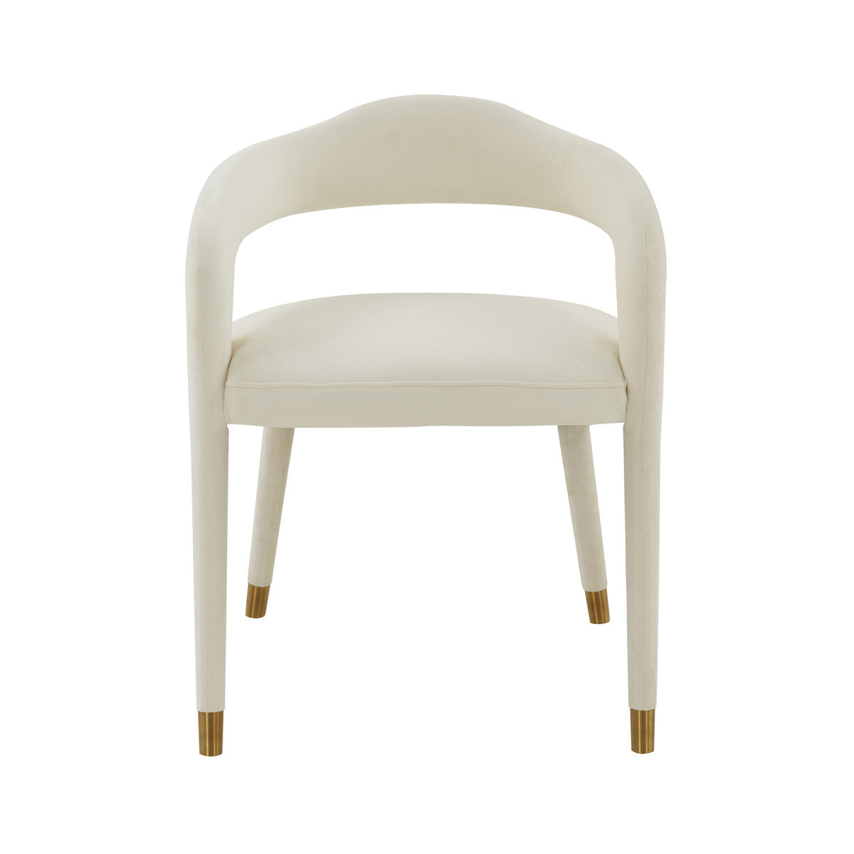 Bailey Cream Velvet Dining Chair - Luxury Living Collection