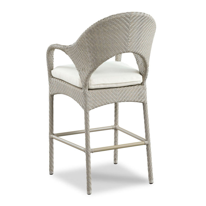 Niles Outdoor Curved Back Bar Stool