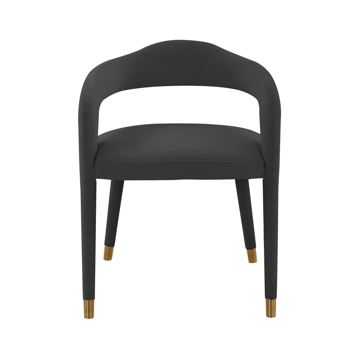 Bailey Black Velvet Dining Chair - Luxury Living Collection