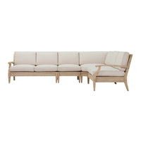 Waltz Natural Beige Large Outdoor Sectional - Luxury Living Collection