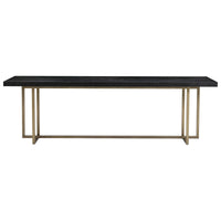 Yves Black Dining Table 79” - Luxury Living Collection