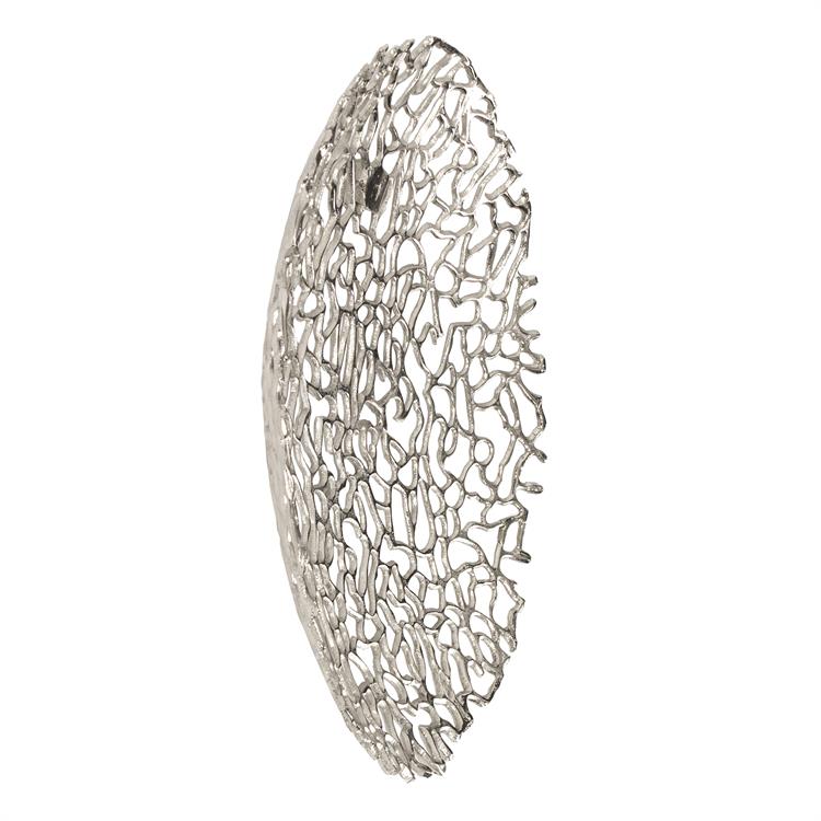 Coral Silver Wall Ar