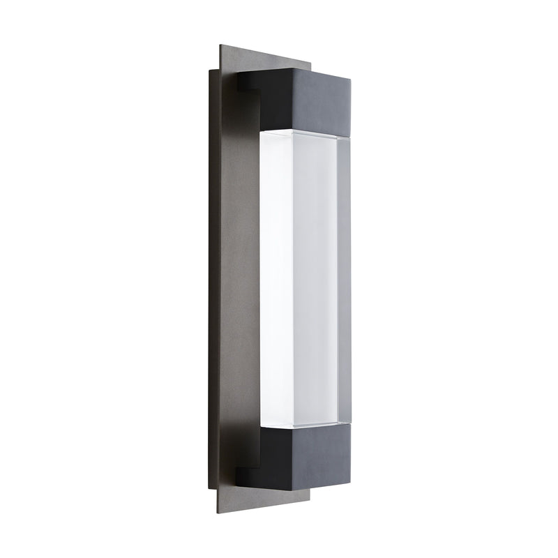 Aspasia Crystal with Aged Brass Outdoor Sconce