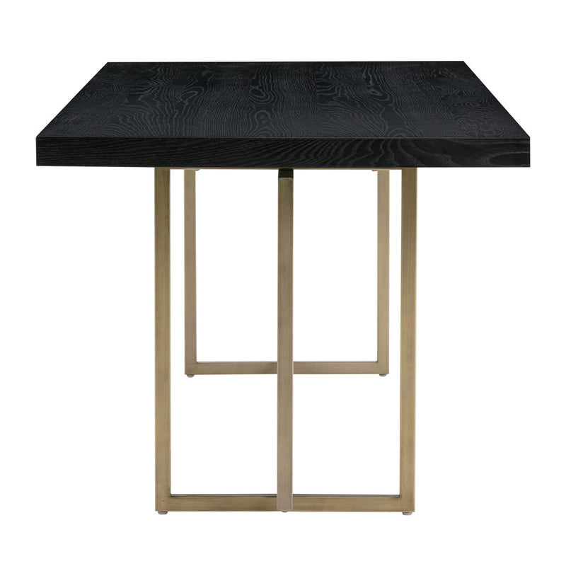 Yves Black Dining Table 79” - Luxury Living Collection