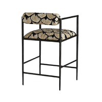 Musa Embroidery Counter Stool