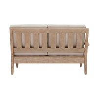 Waltz Natural Beige Outdoor LAF Loveseat - Luxury Living Collection