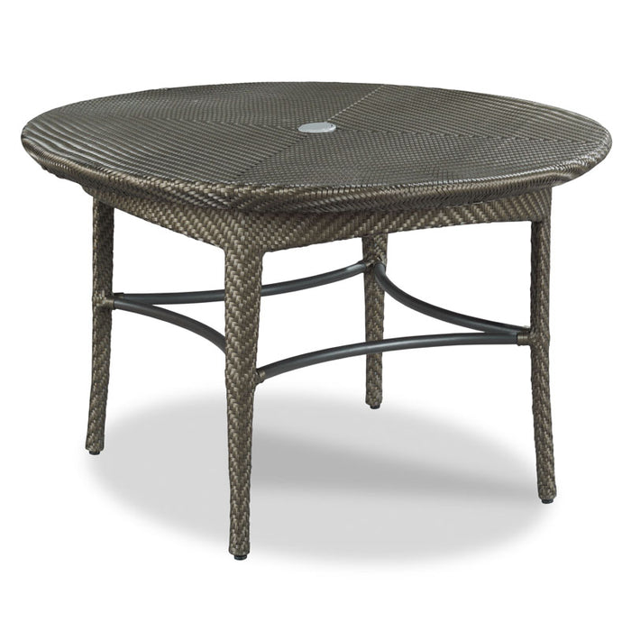 Niles Outdoor Round Espresso Dining Table