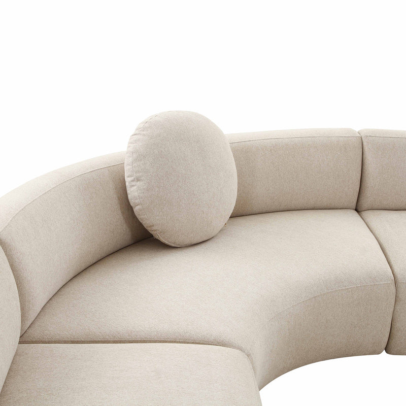 Sofie Micro-Herringbone Sectional Sofa - Luxury Living Collection
