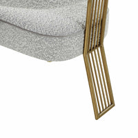 Ainsley Grey Boucle Dining Chair - Luxury Living Collection