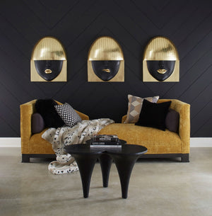 Kiss Face Wall Sculpture