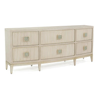 Sabo Six-Drawer Dresser - Luxury Living Collection