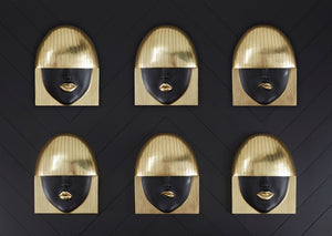 Pouting Face Wall Sculpture
