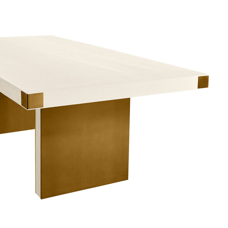 Sarpa Cream Ash Dining Table - Luxury Living Collection