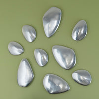 Aluminum River Rock Wall Sculpture