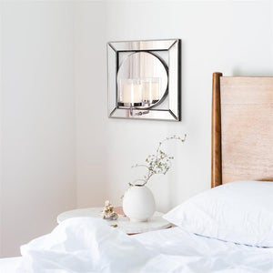 Lalu Mirror with Candle Holder