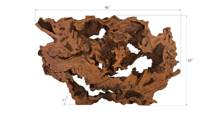 Faux Bois Wood Root Wall Sculpture