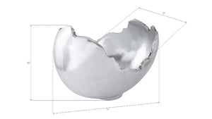 Kia Silver Leaf Decorative Bowl