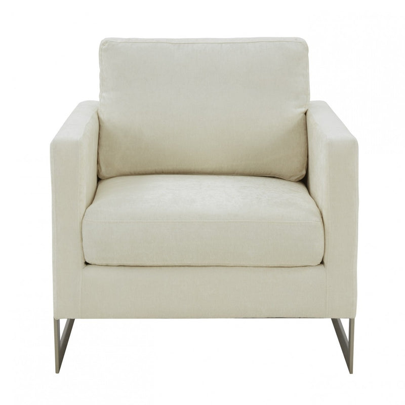 Letty Off White Accent Chair