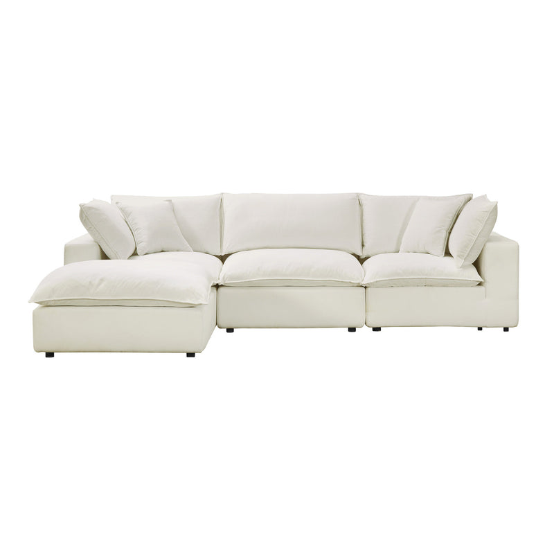 Carlie Natural Modular 4 Piece Sectional Sofa - Luxury Living Collection