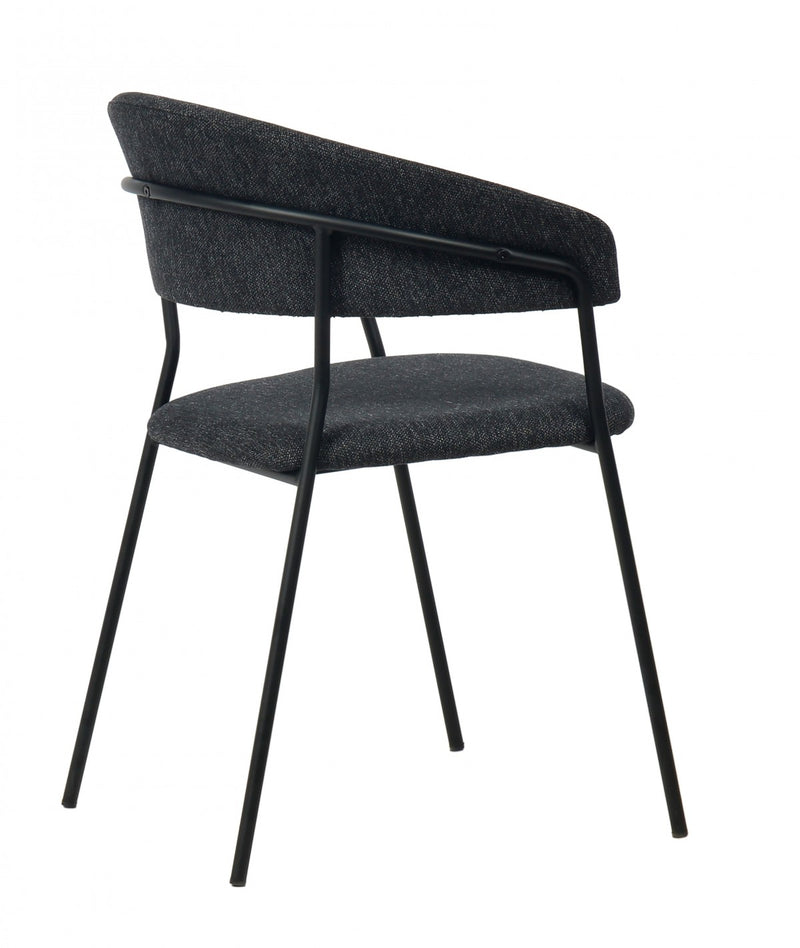 Cisco Modern Dark Grey Dining Chair (Set of 2)