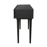 Cane Black Console Table