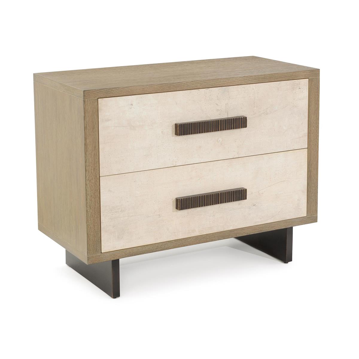 Rella Two-Drawer Nightstand - Luxury Living Collection