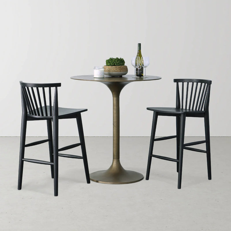 Arvada Black Counter Stool