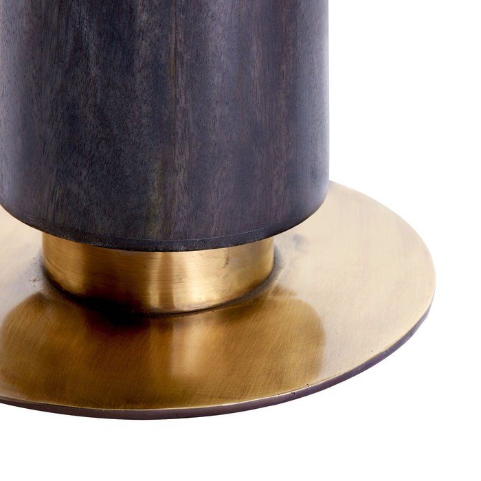 Paterson Antique Brass Accent Table