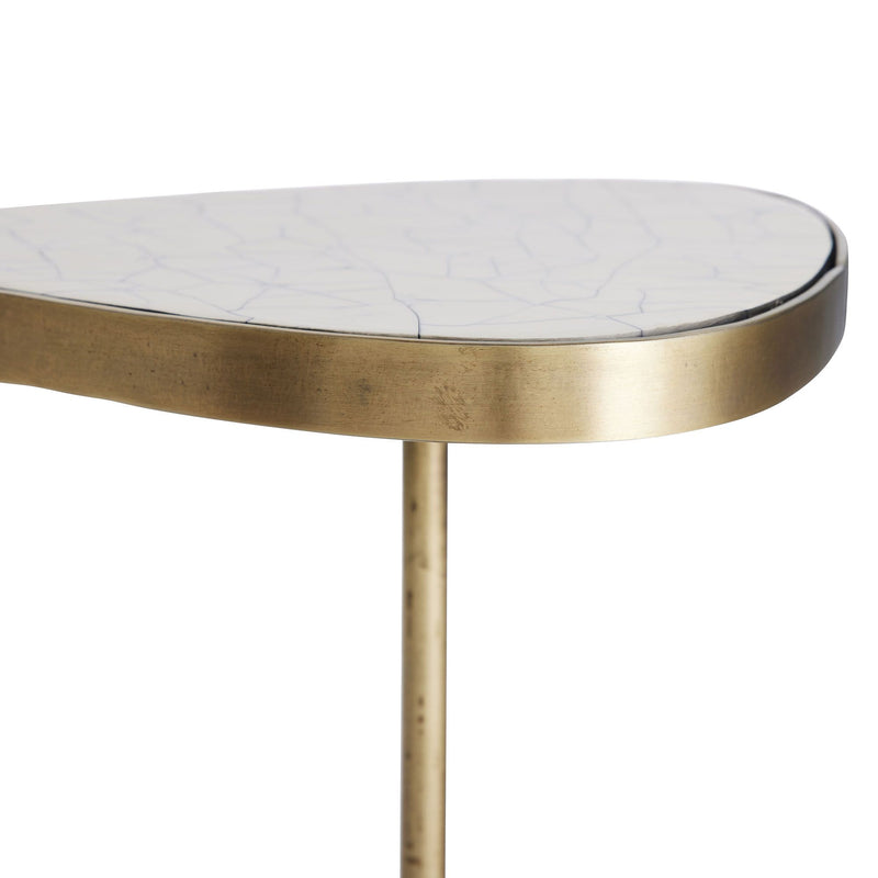 Grove Antique Brass Large Accent Table