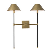 Hermione Antique Brass Sconce