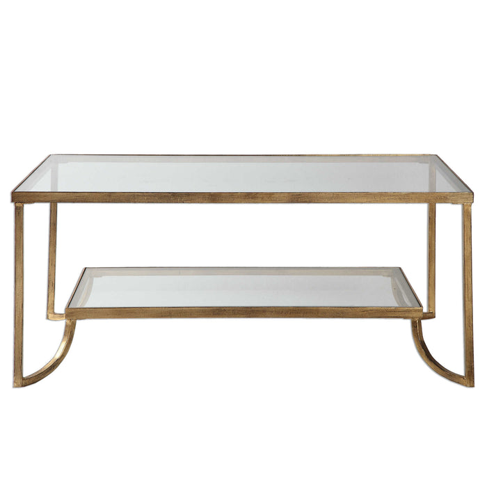 Azra Gold Coffee Table