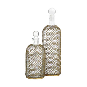 Adela Clear Decanters (Set of Two)