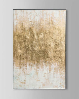 Francoise Golden Mist Painting - Luxury Living Collection
