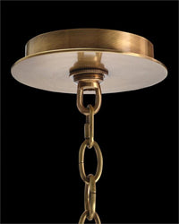 Hape Acrylic and Brass Ten-Light Chandelier - Luxury Living Collection