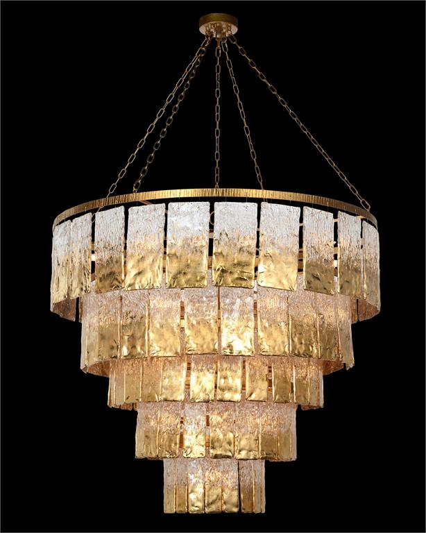 Freesia Twilight Glass Chandelier - Luxury Living Collection
