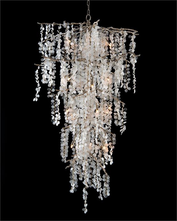 Willow Twenty-One-Light Dramatic Glass Cluster Chandelier - Luxury Living Collections