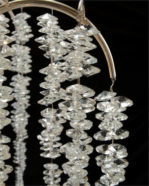 Aries Cascading Crystal Chandelier - Luxury Living Collection
