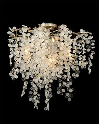 Willow Five-Light Flush Chandelier - Luxury Living Collection
