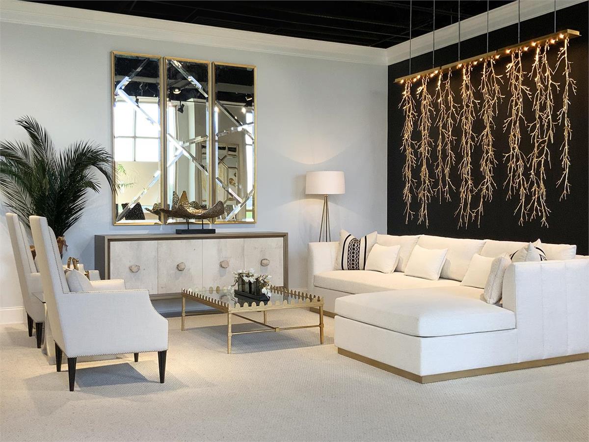 Baron Contemporary Black Armchair - Luxury Living Collection