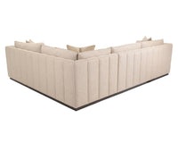 Avenue Espresso L-Sectional (Left-Facing Side Long) - Luxury Living Collection