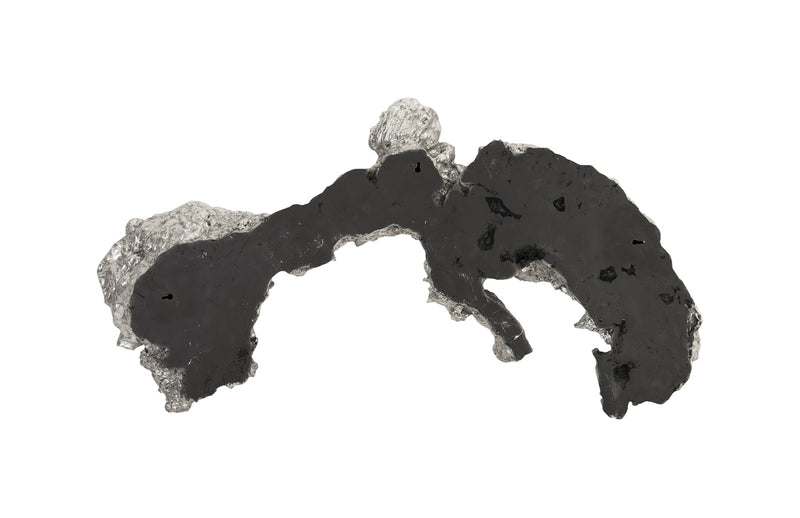 Silver Leaf Wood Root Wall Sculpture