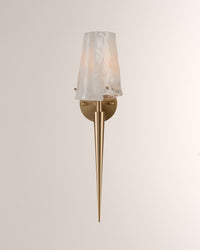 Amiah Coffee Bronze Torch Sconce - Luxury Living Collection