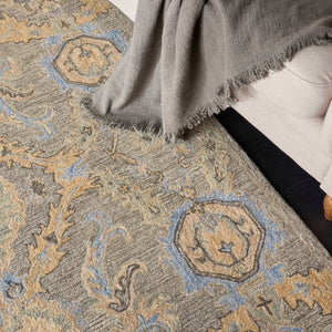 Ariadna Taupe/Blue Rug - Elegance Collection