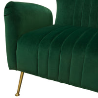 Envy Emerald Green Velvet Chair - Luxury Living Collection