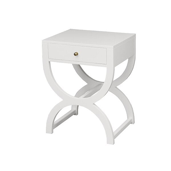 Alabama White Nightstand/End Table