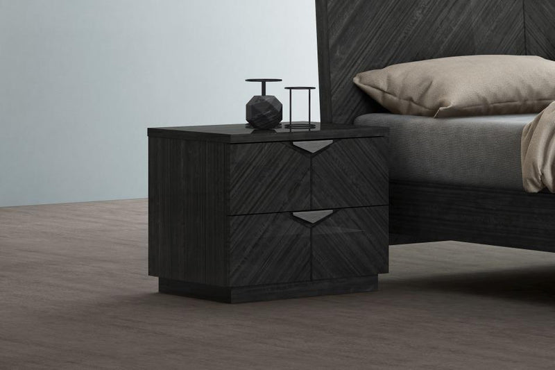 Kenley Grey Angley Bedroom Nightstand