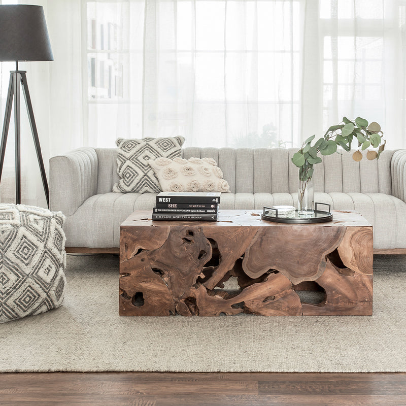 Natural Teak Coffee Table