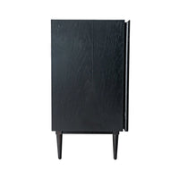 Cane Black Sideboard