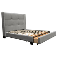 Linux Grey Storage Bed